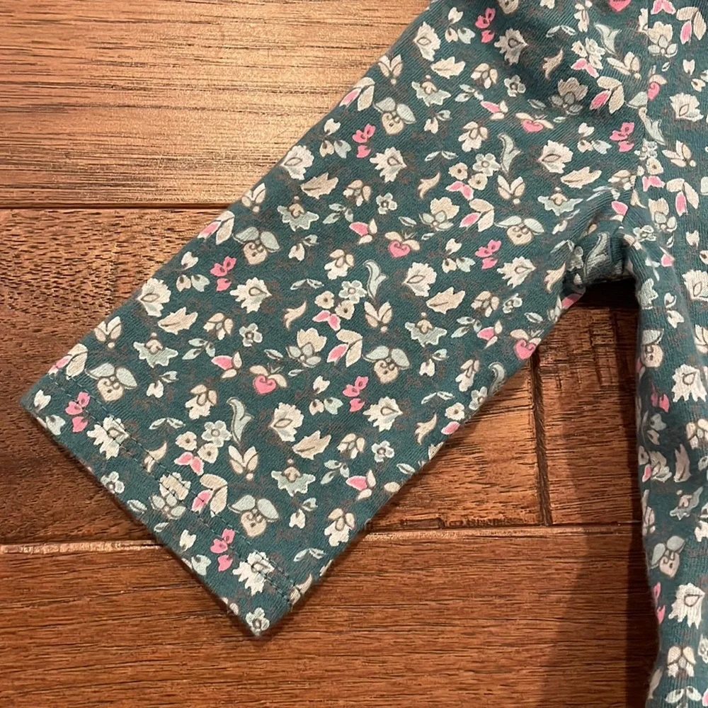 Baby Gap Girls Flowered Top Tunic - Size 3-6 months - 100% Cotton Baby Clothes